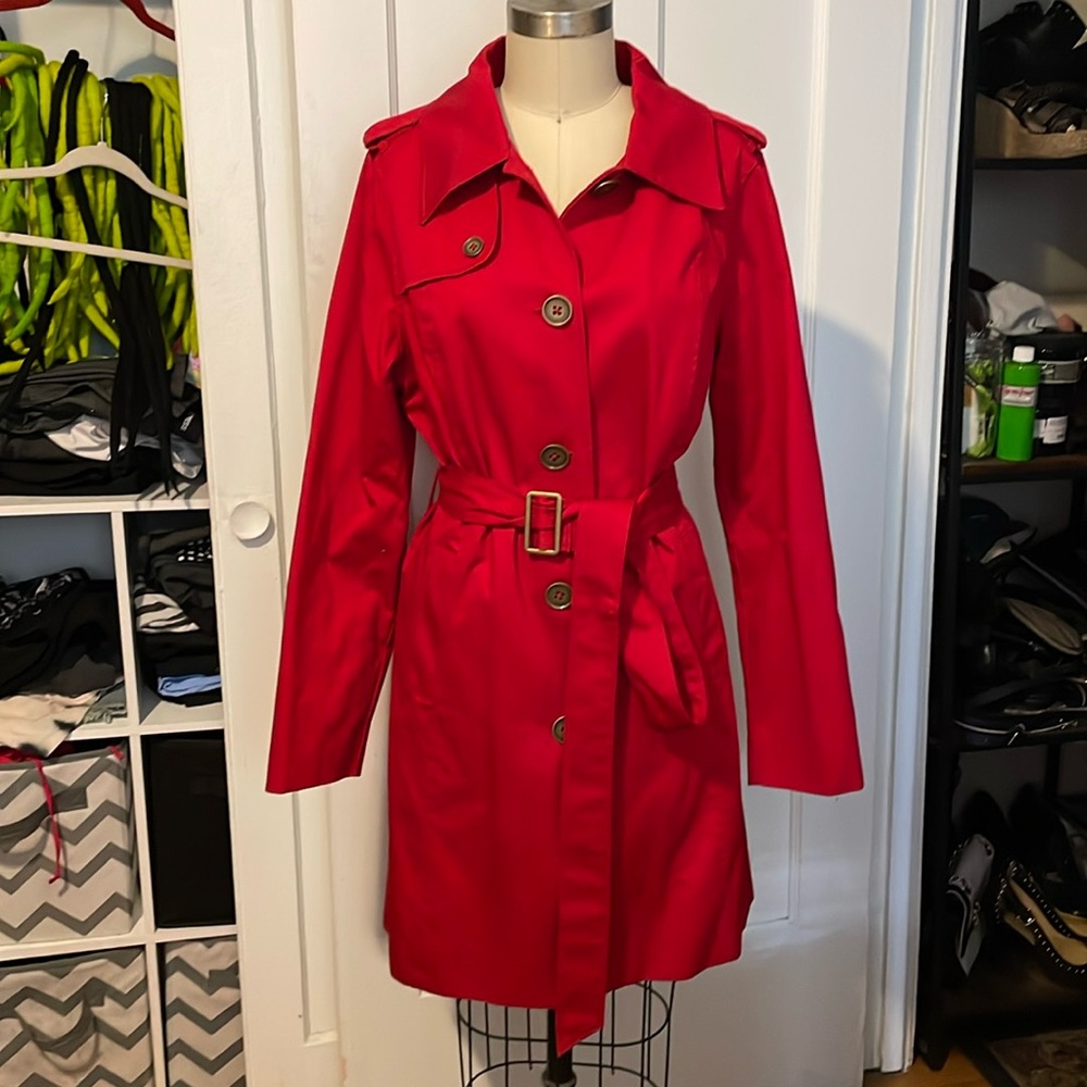 Blazing red fall lined jacket
xxl